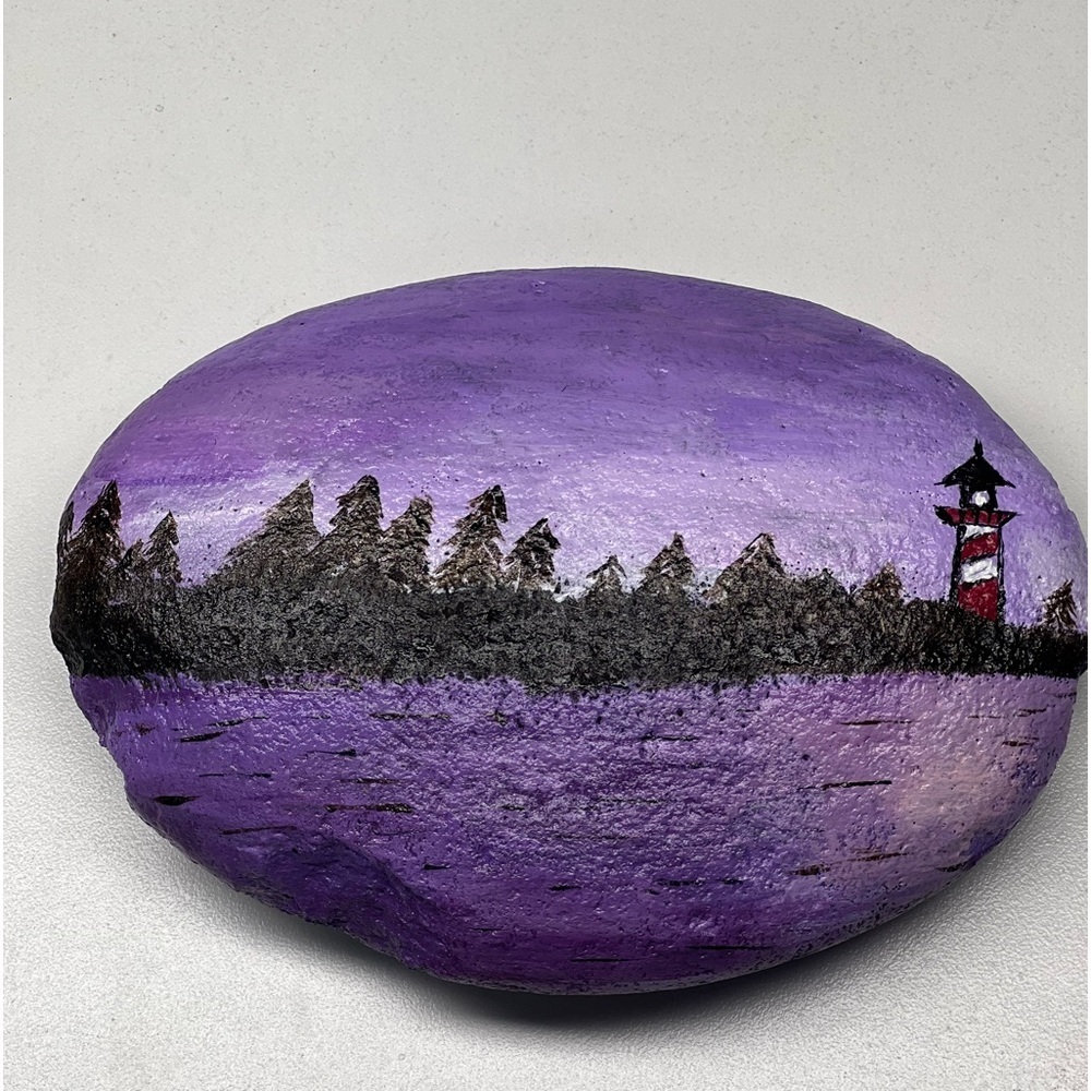 Hand Painted Rock - Picture 2 of 3